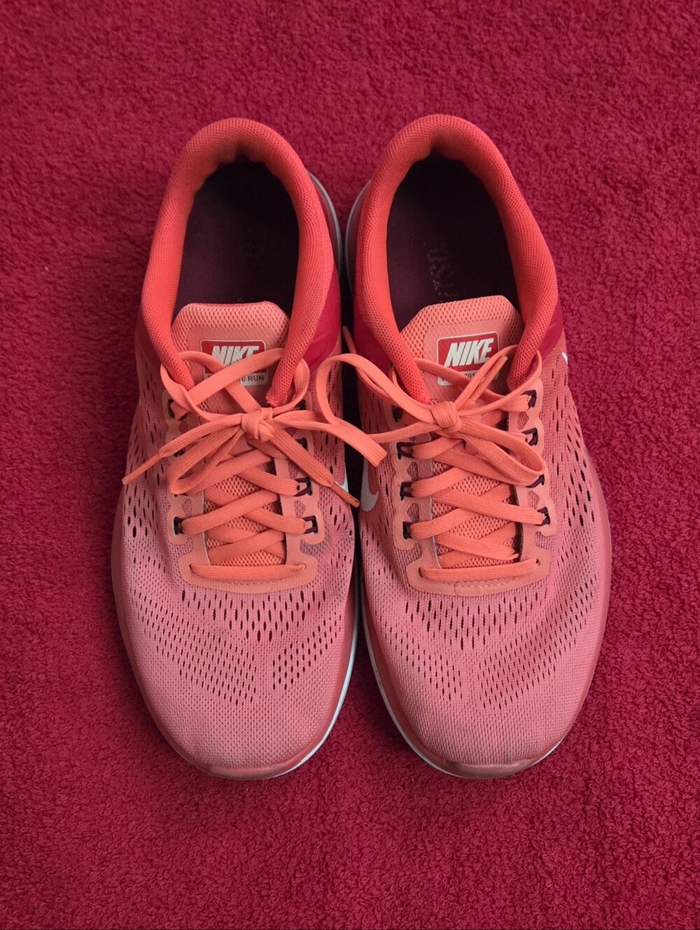 Nike Women’s Flex Orange/ Coral Running Shoes 9